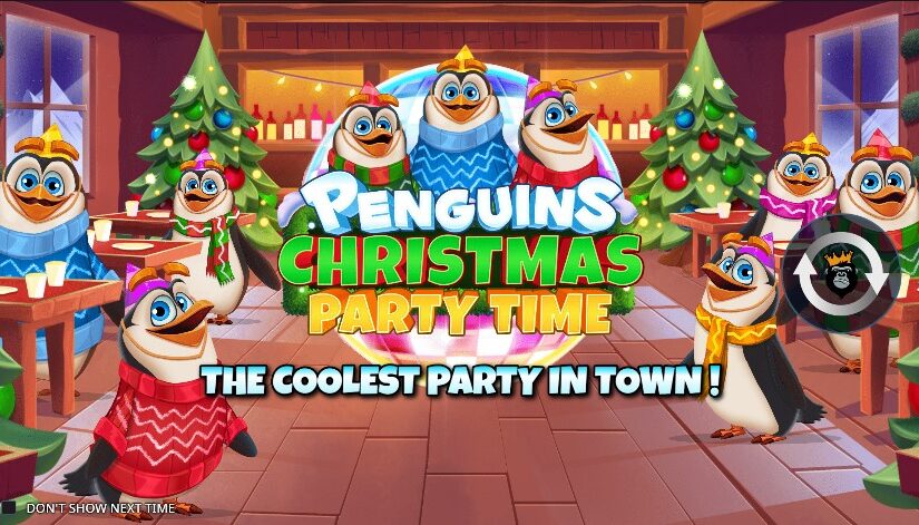 Penguins Christmas Party Time