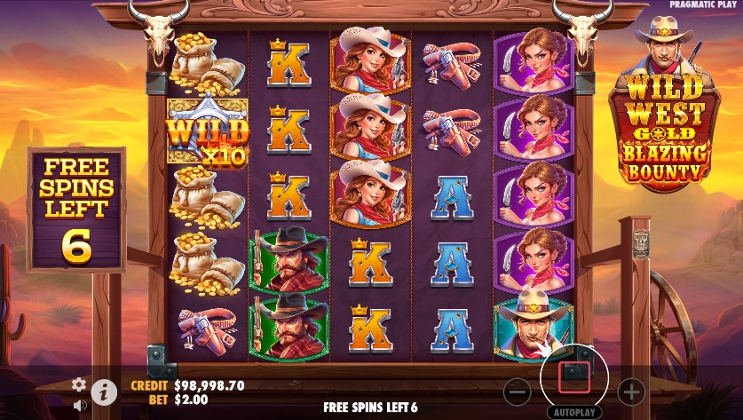Wild West Gold Blazing Bounty
