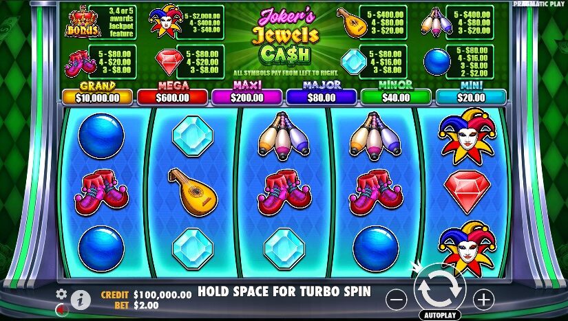 Joker’s Jewels Cash