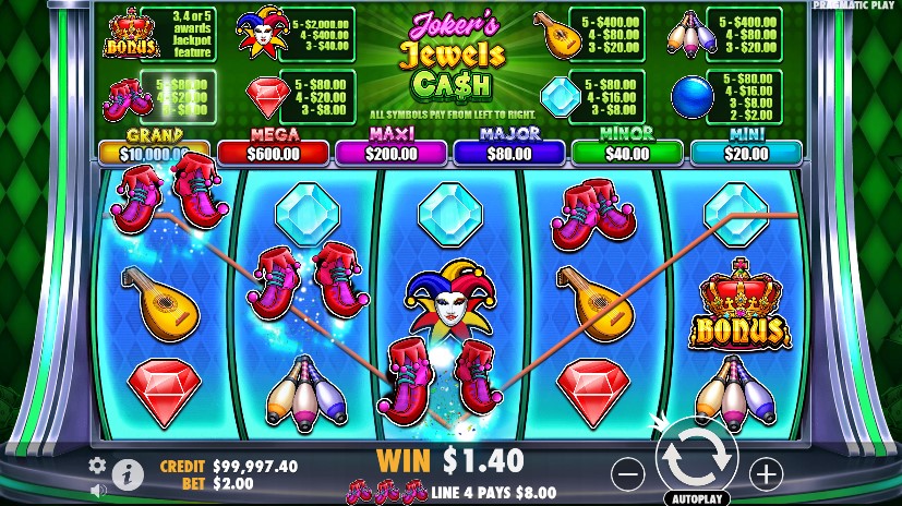 Joker's Jewels Cash