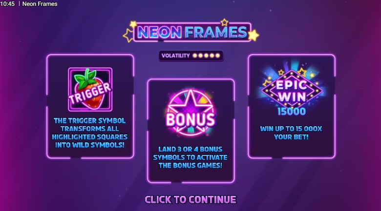 Neon Frames